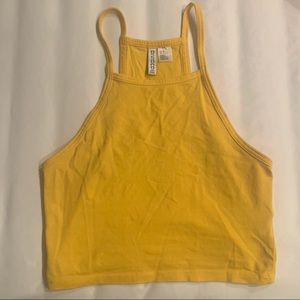 H&M yellow basic tank